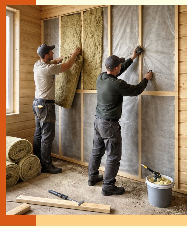 Утепление дома из минибруса в Сыктывкаре: комплексные теплоизоляционные работы