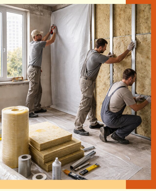 Утепление квартиры в Сыктывкаре от 4640 руб/м2 — утеплить квартиру изнутри и снаружи | ТепломастерСкт