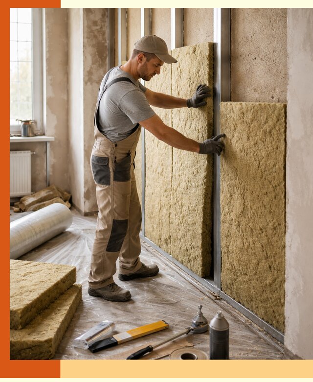 Утепление квартиры в Сыктывкаре — комплексная теплоизоляция стен и полов