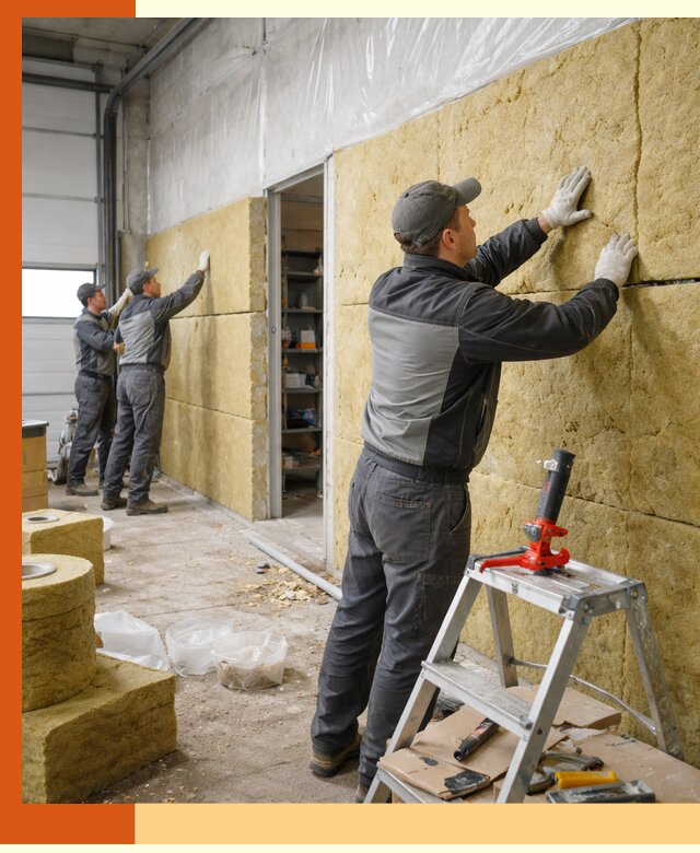 Утепление автосервиса и мастерских в Сыктывкаре качественно и надёжно