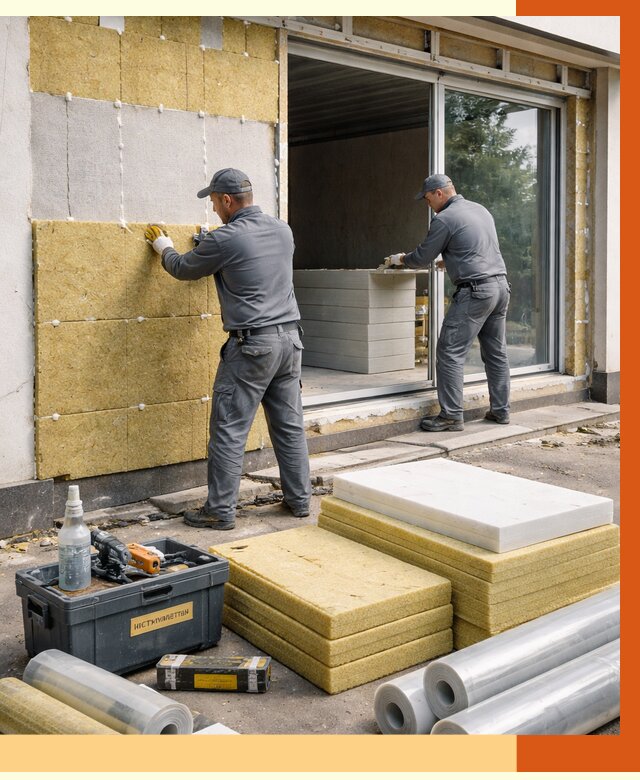 Утепление торгового павильона в Сыктывкаре от 14951 руб./м² под ключ | ТепломастерСкт