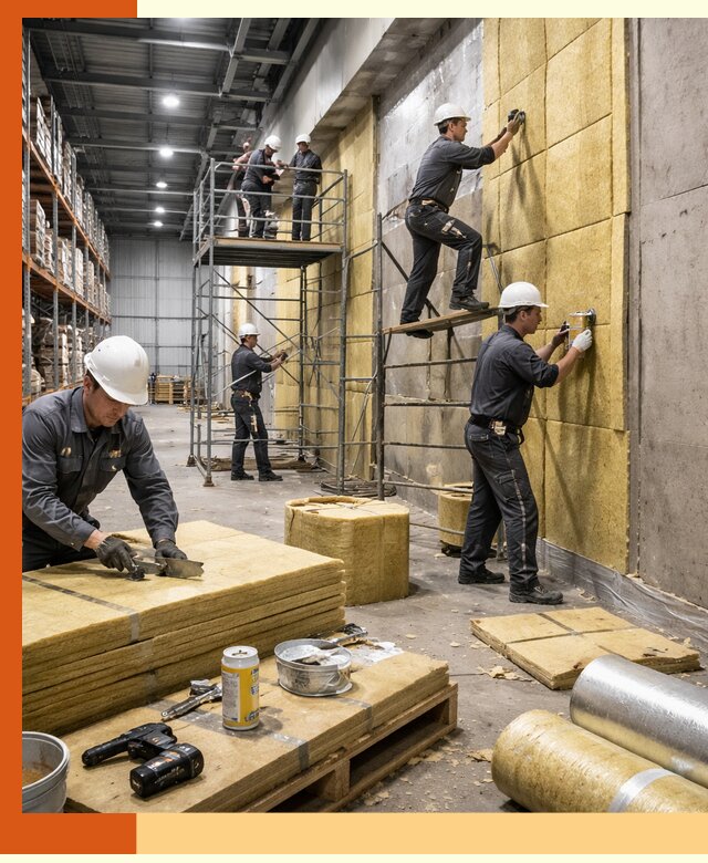 Утепление логистического центра в Сыктывкаре качественно и экономично