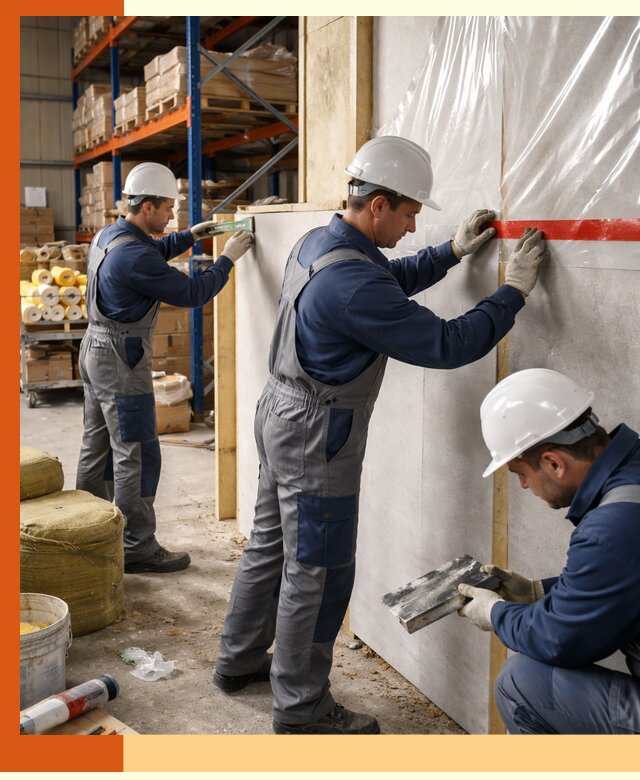 Утепление теплого склада под ключ в Сыктывкаре