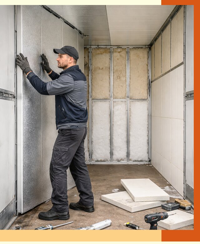 Утепление холодильного кузова в Сыктывкаре от 13920 руб. под ключ | ТепломастерСкт