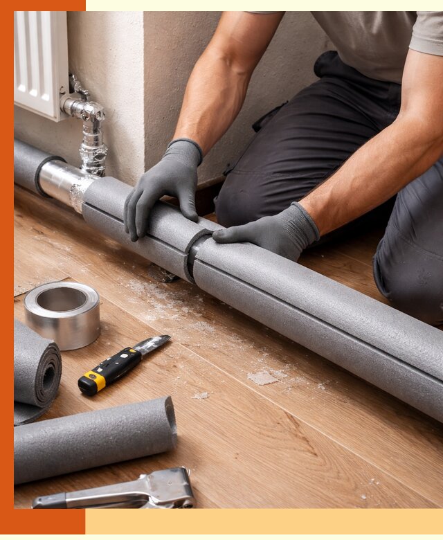 Утепление труб отопления в Сыктывкаре: теплоизоляция и защита сети