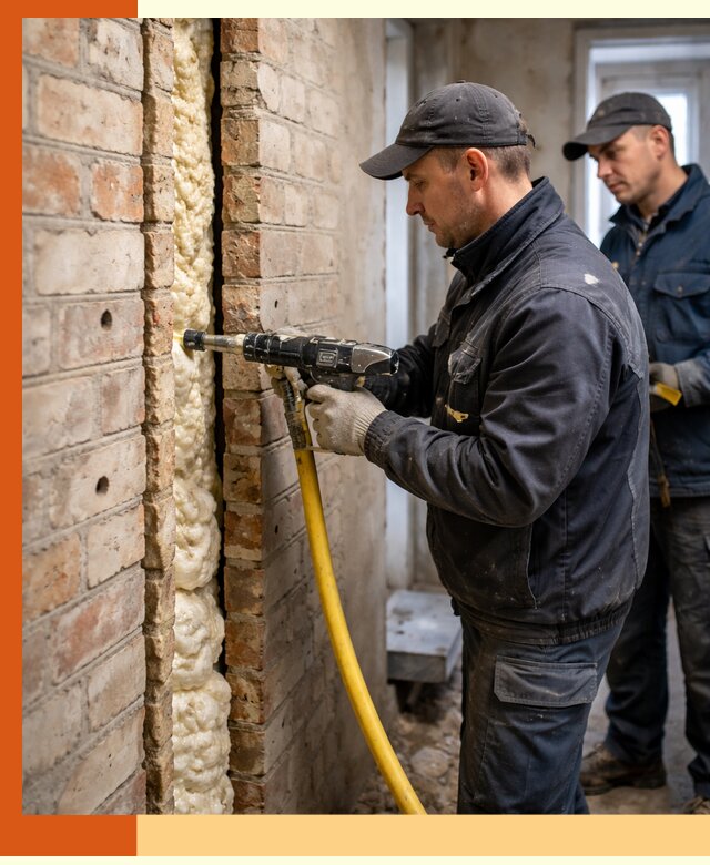 Межстеновое утепление пенополиуретаном в Сыктывкаре