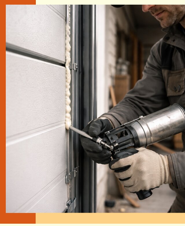 Заполнение пустот ворот в Сыктывкаре профессионально и герметично