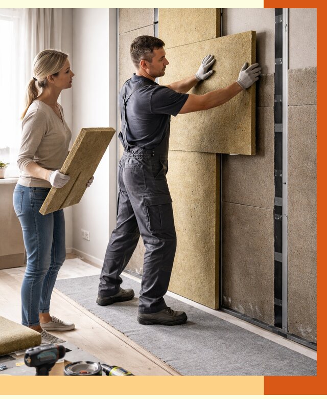 Профессиональная шумоизоляция квартиры в Сыктывкаре от 7733 руб. за м2 | ТепломастерСкт