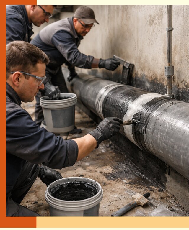 Гидроизоляция труб в Сыктывкаре — защита и герметизация коммуникаций