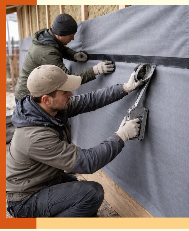 Монтаж ветроизоляции зданий и конструкций в Сыктывкаре